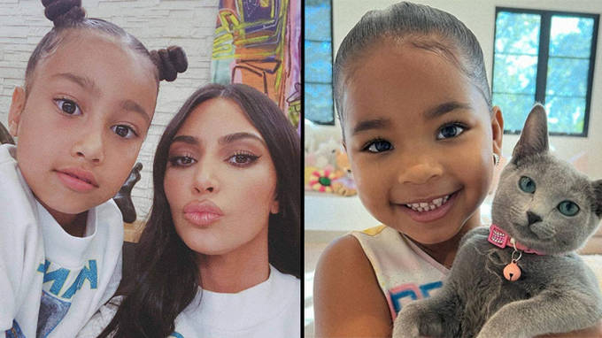 La fille de Kim Kardashian, North West, avertit son cousin True Thompson qu'être quatre "craint" 2 La fille de Kim Kardashian, North West, avertit son cousin True Thompson qu'être quatre "craint" - 1