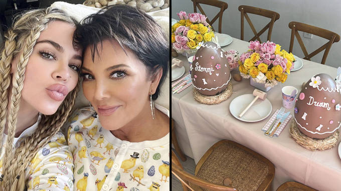 Les Kardashian sont critiqués pour leurs extravagantes célébrations de Pâques 2 Les Kardashian sont critiqués pour leurs extravagantes célébrations de Pâques - 1