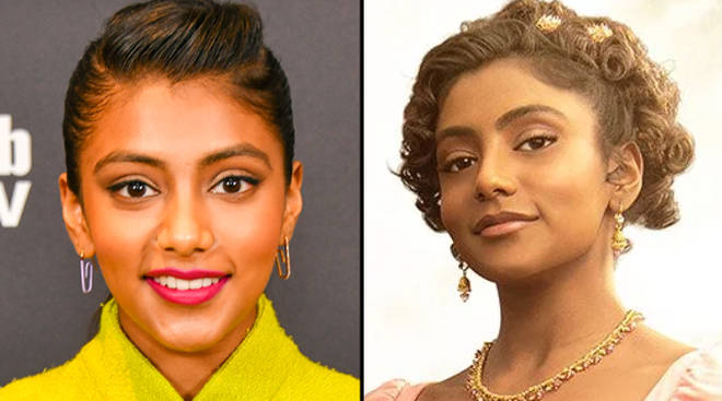 Charithra Chandran de Bridgerton dit que ses parents n'étaient pas "contents" de son jeu... 3 Charithra Chandran dit que ses parents n'étaient pas