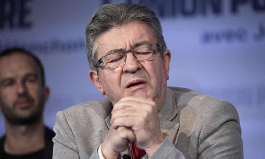 Mélenchon réagit après l'annonce des résultats du scrutin.