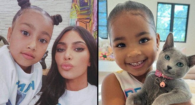La fille de Kim Kardashian, North West, avertit son cousin True Thompson qu'être quatre "craint" 3 North West raconte hilarante à son cousin True Thompson qu'avoir quatre ans
