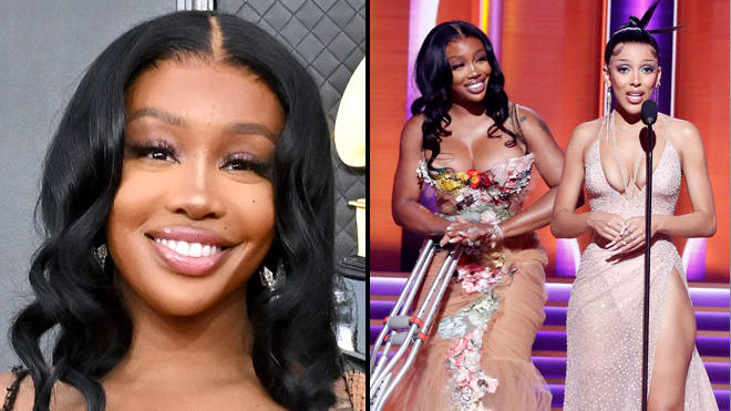 SZA révèle pourquoi elle était avec des béquilles aux Grammys 3 SZA révèle pourquoi elle était avec des béquilles aux Grammys
