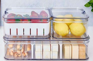 Ces contenants transparents et empilables de conservation des aliments aident à conserver la fraîcheur plus longtemps - 29