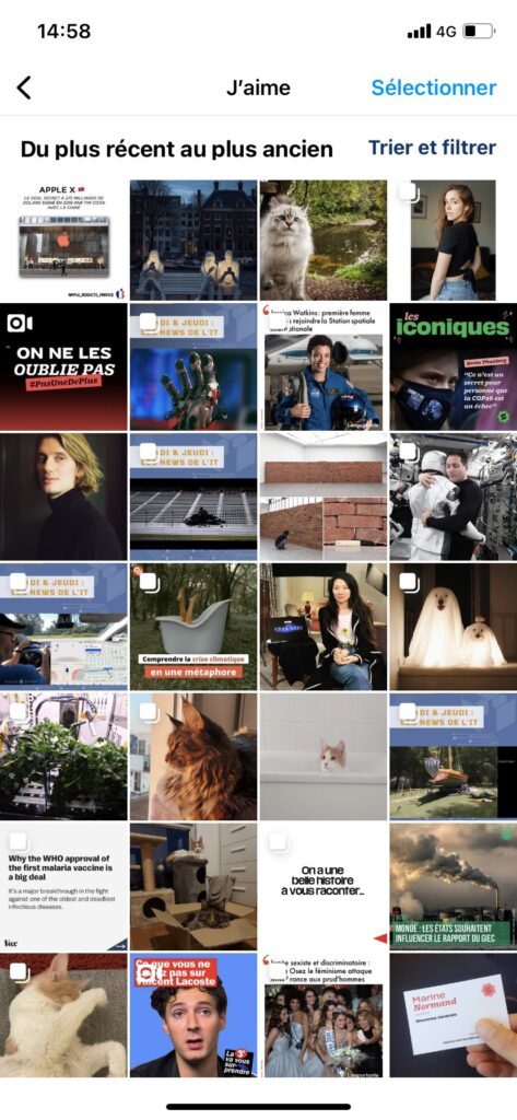 Vous pouvez voir les premiers messages aimés sur Instagram. › Actualités Geek 5 Vous pouvez voir les premiers messages aimés sur Instagram.