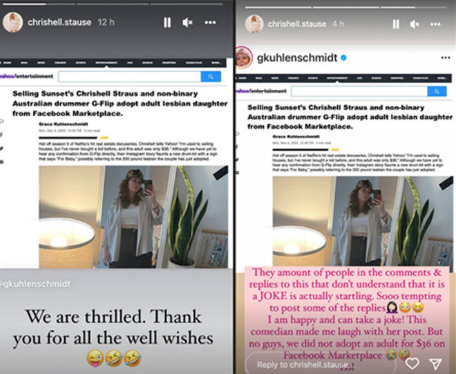 Vendre Sunset : Chrishell Stause répond aux rumeurs selon lesquelles elle envisage d'adopter avec... 4 Histoires Instagram de Chrishell Stause