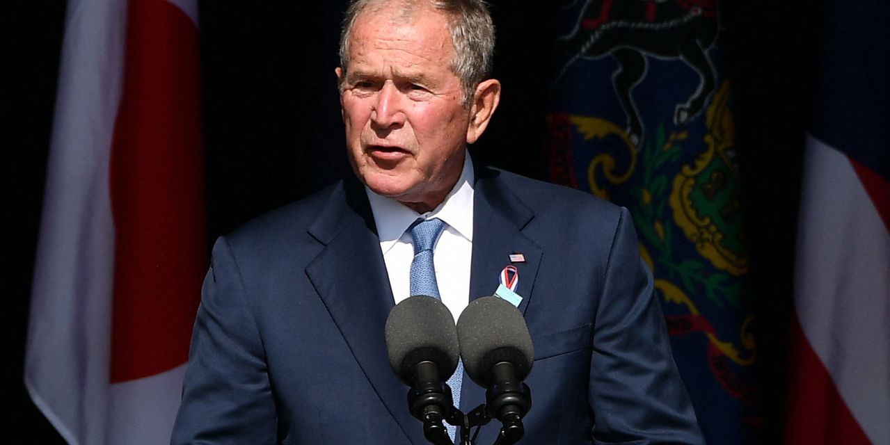 George W. Bush condamne l'invasion "injustifiée" de l'Irak. Oups, l'Ukraine ! 2 George W. Bush condamne l'invasion "injustifiée" de l'Irak. Oups, l'Ukraine ! - 1