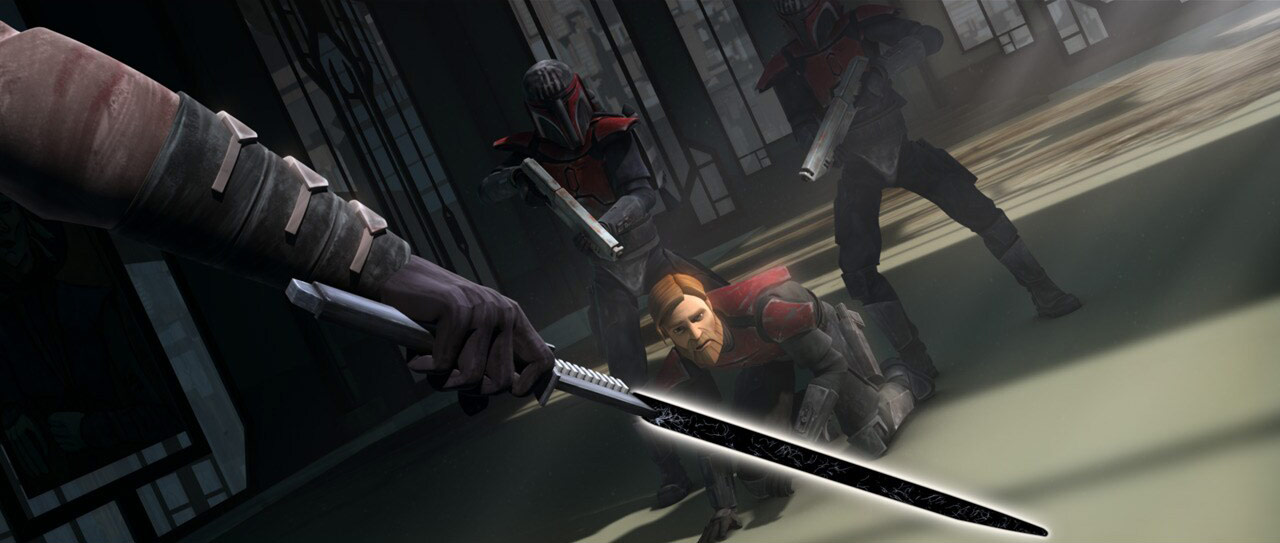 Obi-Wan Kenobi : Tout ce que vous devez savoir 8 Maul retenant Obi-Wan captif dans