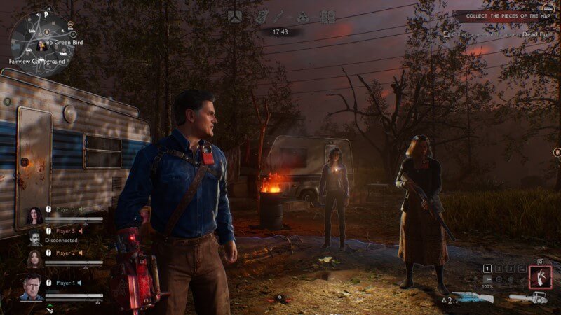 Evil Dead : la critique du jeu 5 Capture d'écran d'Evil Dead: The Game, Ash et son équipe