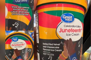 La crème glacée sur le thème du Juneteenth de Walmart provoque des réactions négatives en ligne - 9