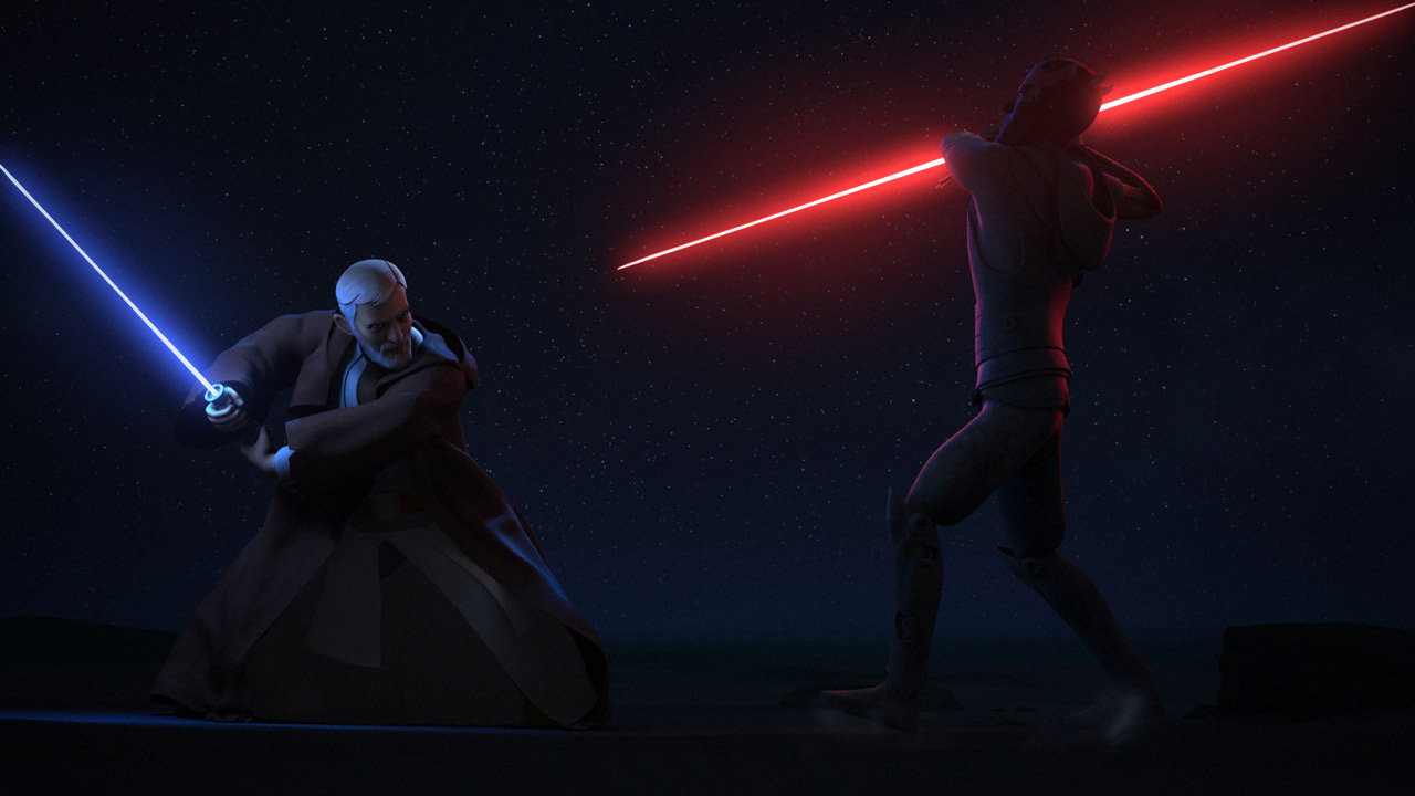 Obi-Wan et Maul dans Star Wars : Rebels