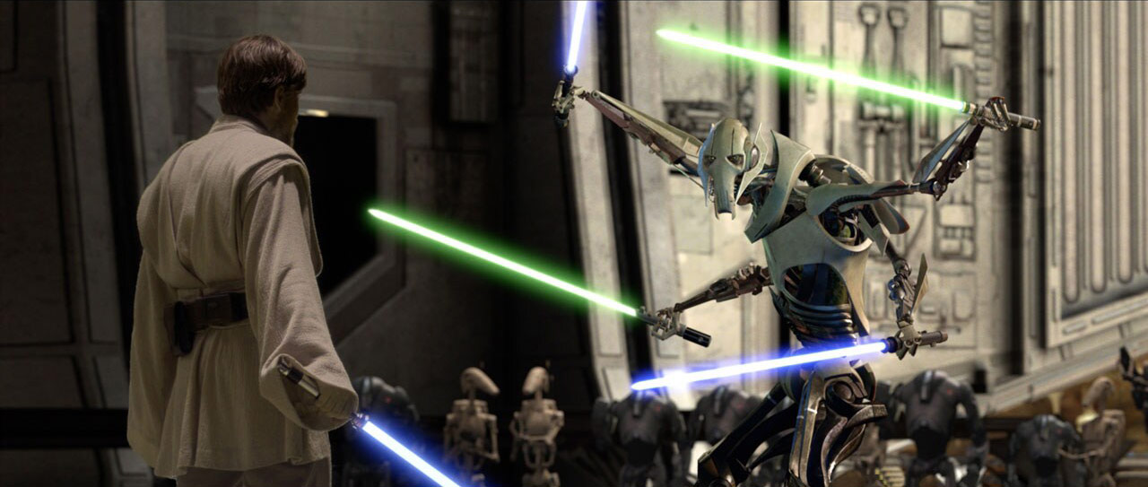 Obi-Wan et le général Grievous
