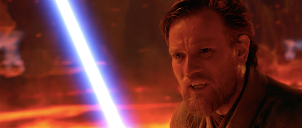 Obi-Wan contre Anakin