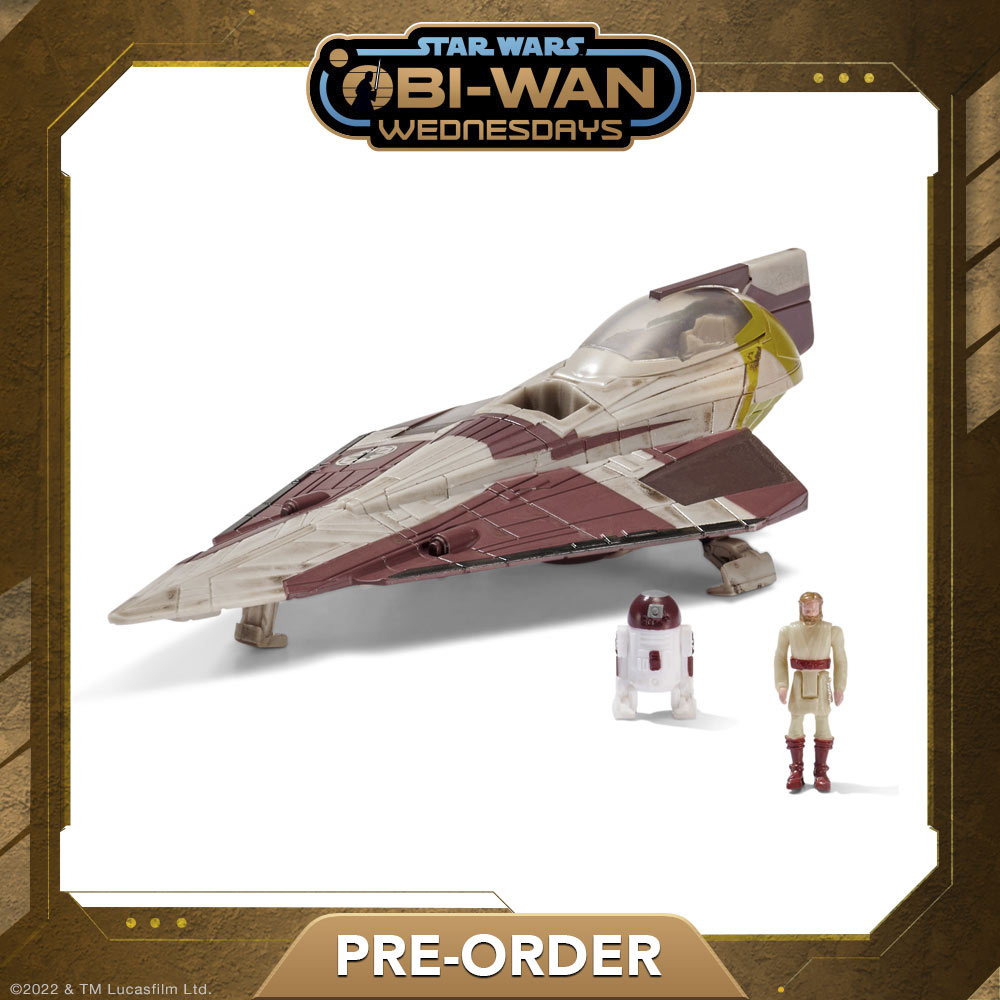 Les mercredis d'Obi-Wan : la figurine de Reva dévoilée et plus encore ! 5 « Star Wars Micro Galaxy Squadron - Jedi Starfighter d'Obi-Wan Kenobi » par Jazwares