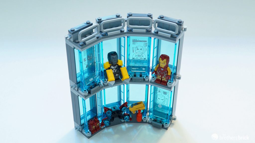 LEGO Marvel 76216 L'armurerie d'Iron Man [Review] - La brique des frères - 21