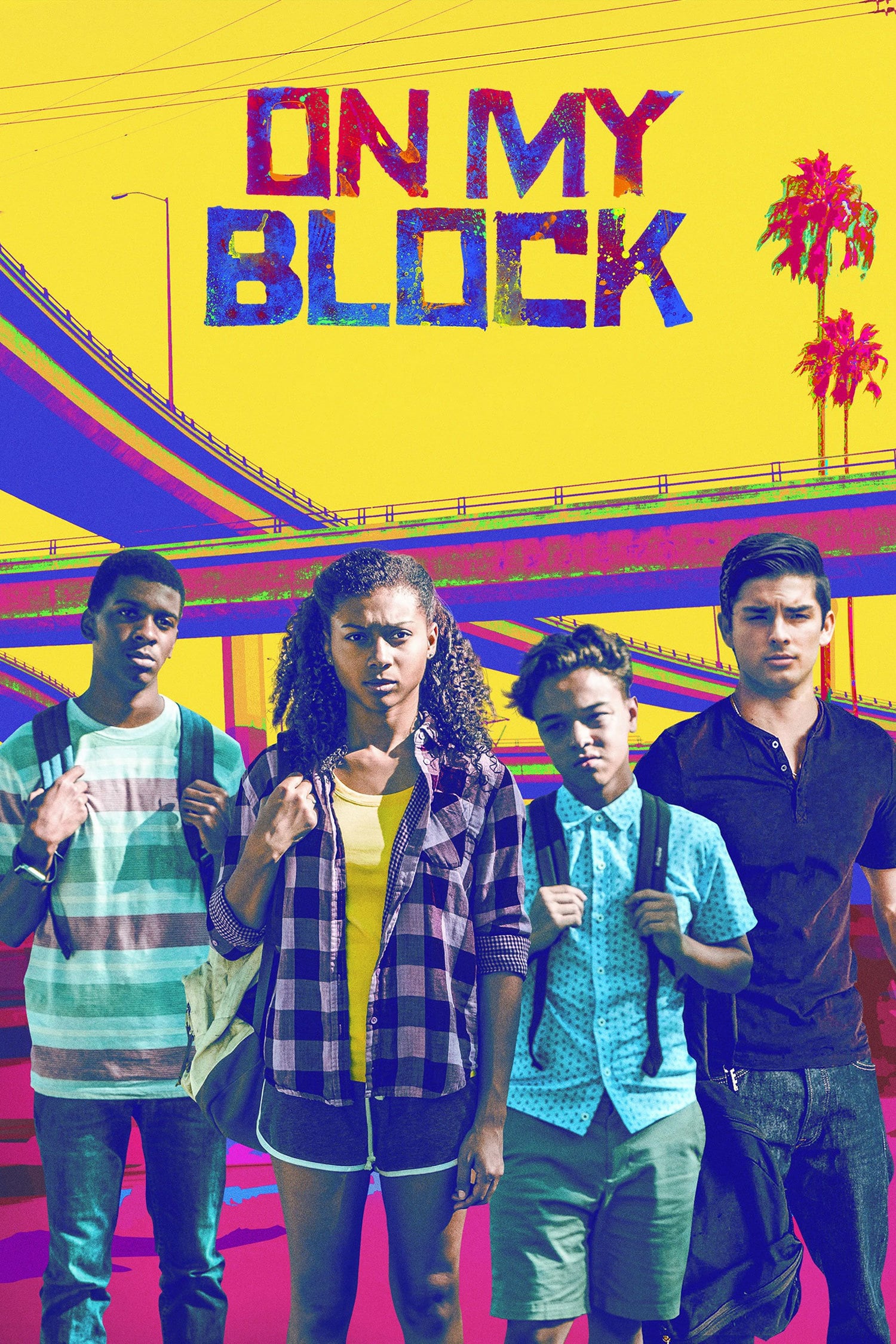 On My Block Saison 5 : Date de sortie, heure et détails 3 Affiche Sur mon bloc
