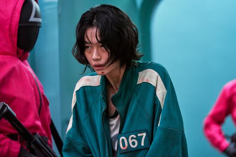 Jung Ho-yeon comme Kang Sae-byeok, Squid Game jung hoyeon comme kang saebyeok, jeu de calmar