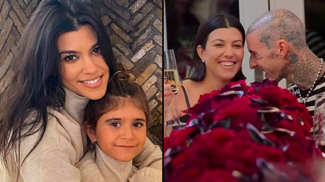 La fille de Kourtney Kardashian, Penelope, sanglote et raccroche le téléphone après lui avoir dit... - 1