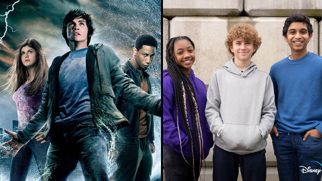 La série Percy Jackson de Disney + présente Annabeth et Grover 2 La série Percy Jackson de Disney + présente Annabeth et Grover - 1