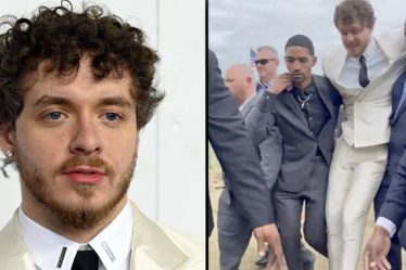 Jack Harlow critiqué après avoir été porté par deux hommes noirs au Kentucky Derby - 9