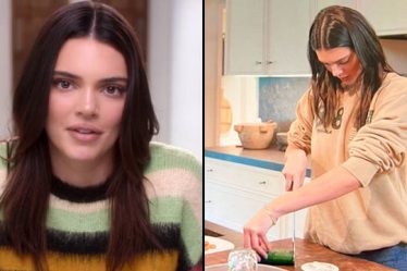 Kendall Jenner qui a du mal à couper un concombre laisse les téléspectateurs de Kardashian dans l'hystérie - 6