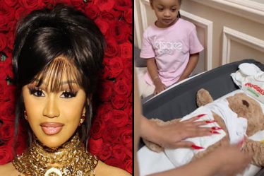Cardi B partage une vidéo hilarante sur la façon dont elle change les couches de son fils tout en portant... - 9