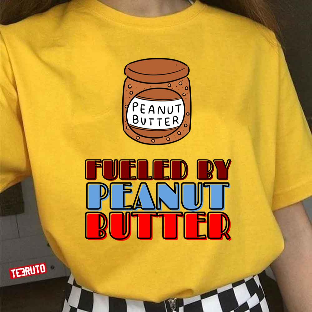 Alimenté par le beurre de cacahuète T-shirt unisexe 2 Alimenté par le beurre de cacahuète T-shirt unisexe - 1
