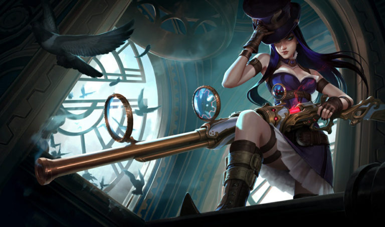 Caitlyn tire par erreur sur l'ennemi Bard après le rappel de Katarina dans un match de Ligue 2 Caitlyn tire par erreur sur l'ennemi Bard après le rappel de Katarina dans un match de Ligue - 1