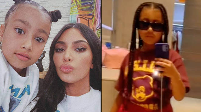 Kim Kardashian dit que North West a coiffé ses frères et sœurs pour Vogue parce que l'original... 3 North West s'est coiffée pour son photoshoot Vogue