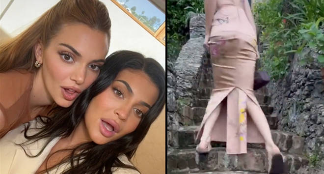 Kylie Jenner rôtit Kendall Jenner en montant les escaliers dans une vidéo hilarante 3 Kylie Jenner rôtit Kendall Jenner en montant les escaliers dans une vidéo hilarante