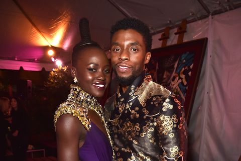 Lupita Nyong'o et Chadwick Boseman lupita nyong'o et chadwick boseman