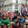 la France est-elle si mal équipée ? › Actualités Geek 4 Des manifestants brandissent des banderoles lors de la marche "Respect" pour exhorter les candidats à la présidentielle à réfléchir à l