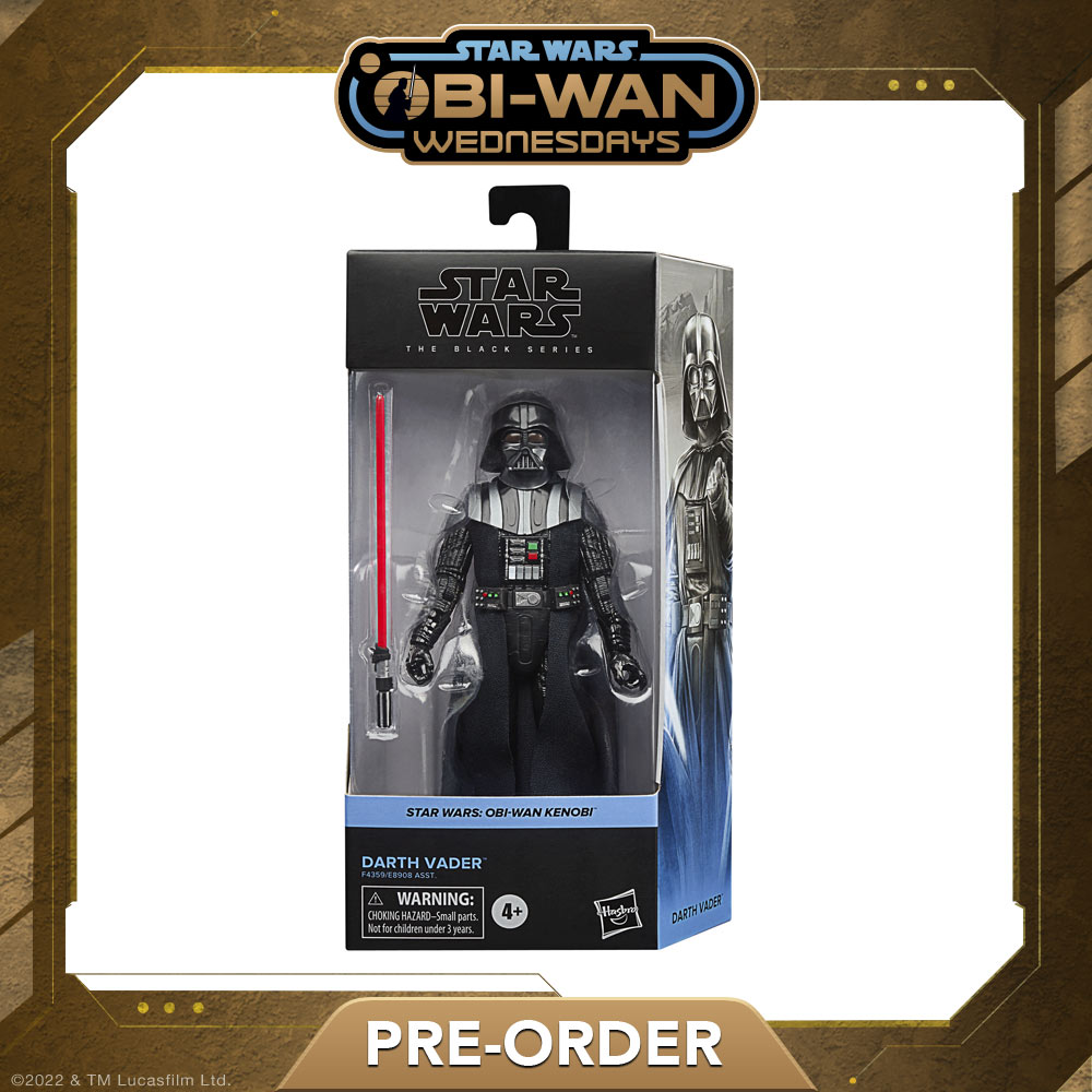 Les mercredis d'Obi-Wan : révélations de la semaine 2 5 Darth Vader Star Wars : La figurine de la série noire par Hasbro