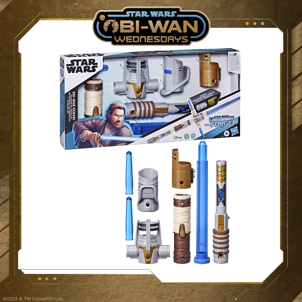 Les mercredis d'Obi-Wan : révélations de la semaine 2 8 Obi-Wan Star Wars : Forge au sabre laser et plus par Hasbro