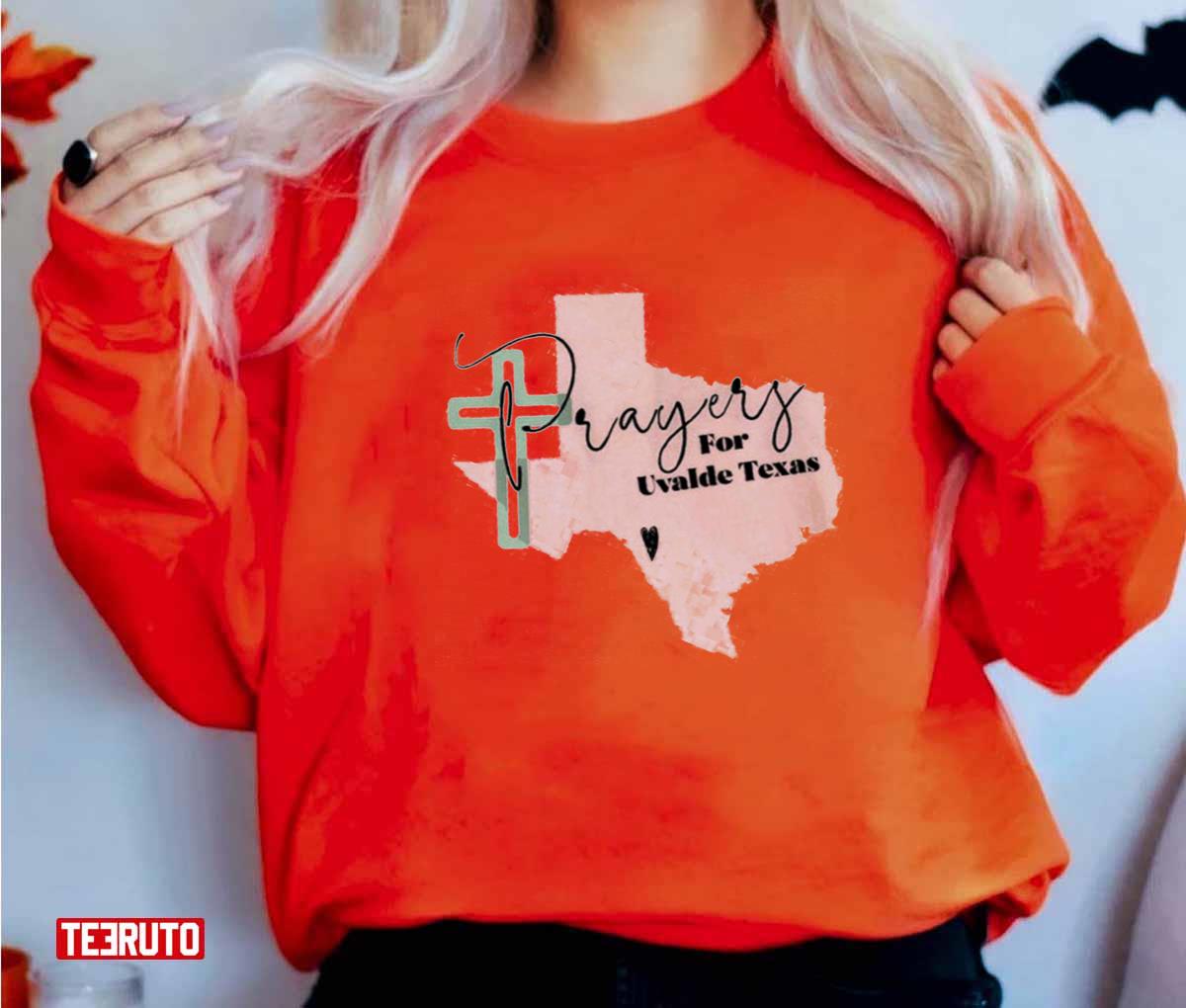Texas Shooting Gun Control Prières pour Uvalde T-shirt unisexe Texas Shooting Gun Control Prières pour Uvalde T-shirt unisexe