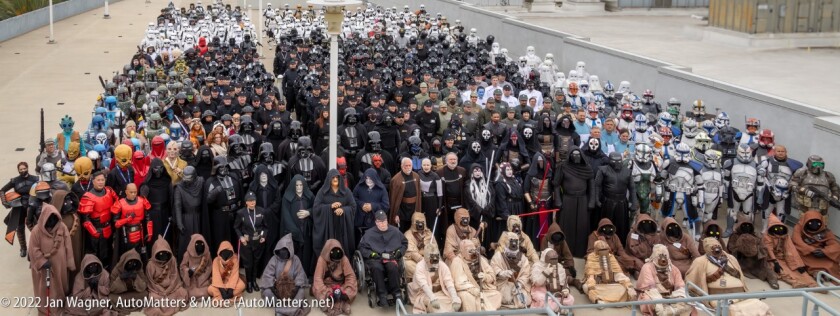 Personnages costumés de STAR WARS