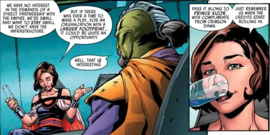La pire scène de "Kenobi" ouvre en quelque sorte la porte à un énorme renouveau de "Star Wars" 5 Qi'Ra parle au Soleil Noir