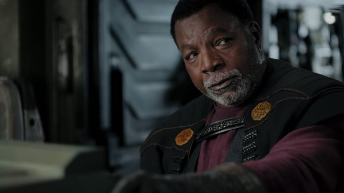 Cast taquine les détails des personnages de la saison 3 de The Mandalorian 4 Carl Weathers dans le rôle de Greef Karga dans The Mandalorian