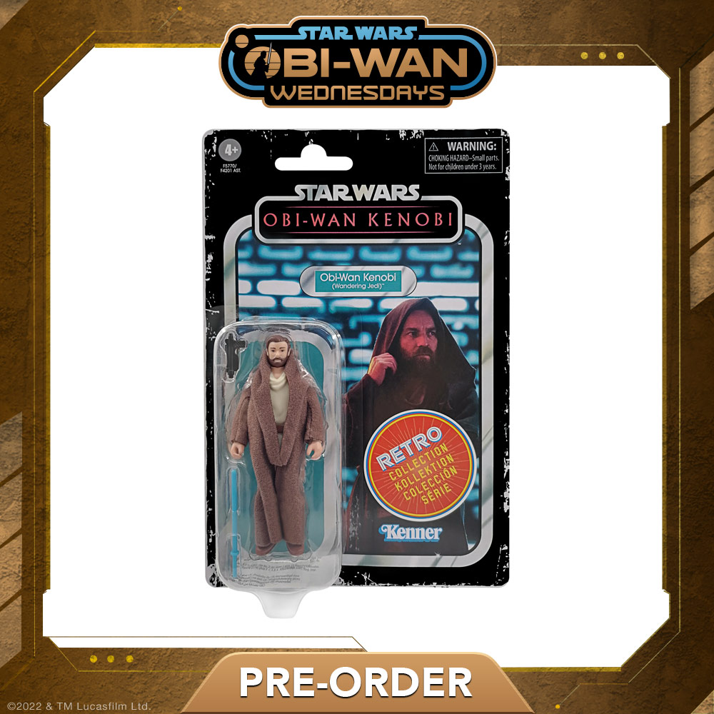 Mercredis Obi-Wan : LEGO Star Wars Obi-Wan Vs. Dark Vador et plus encore ! 4 Figurine Obi-Wan Kenobi inspirée de la série limitée Obi-Wan Kenobi de la Star Wars Retro Collection.