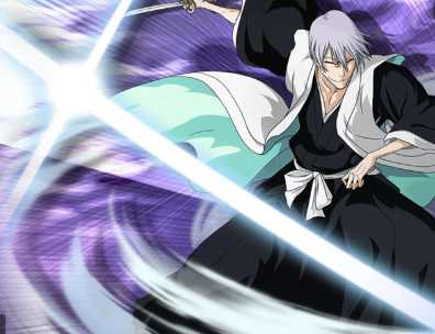 15 personnages d'anime les plus populaires avec les yeux fermés 17 L'eau de Javel Bankai de Gin Ichimaru