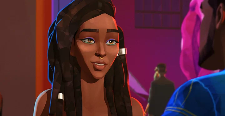 Jessica Williams dans le rôle de Meadow dans Entergalactic