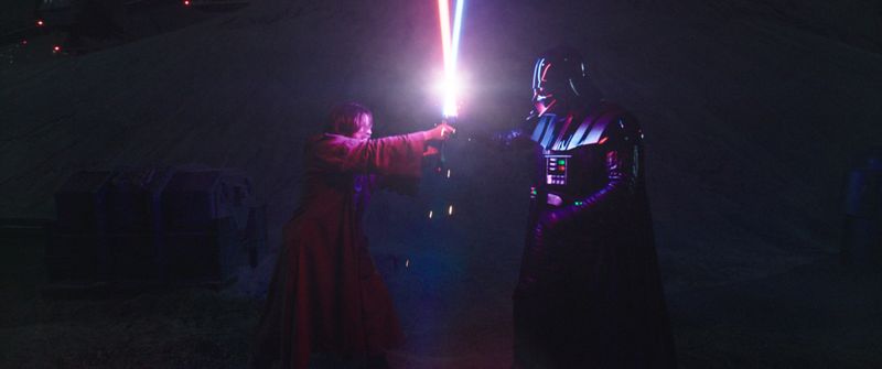 Obi-Wan Kenobi (Ewan McGregor) Dark Vador (Hayden Christensen)-1