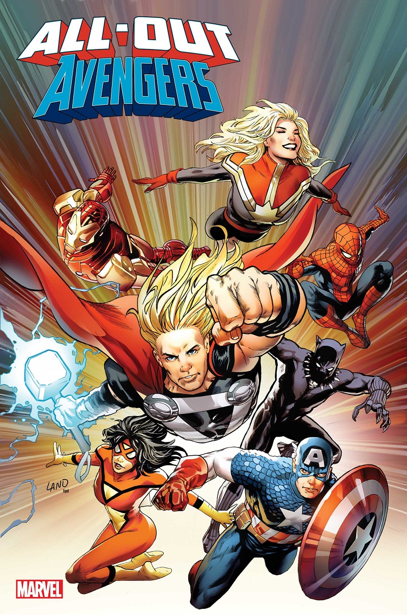 Marvel Comics promet une action et une aventure totales dans la nouvelle série ALL-OUT AVENGERS 6 ALLOUTAVEN2022001-Cov