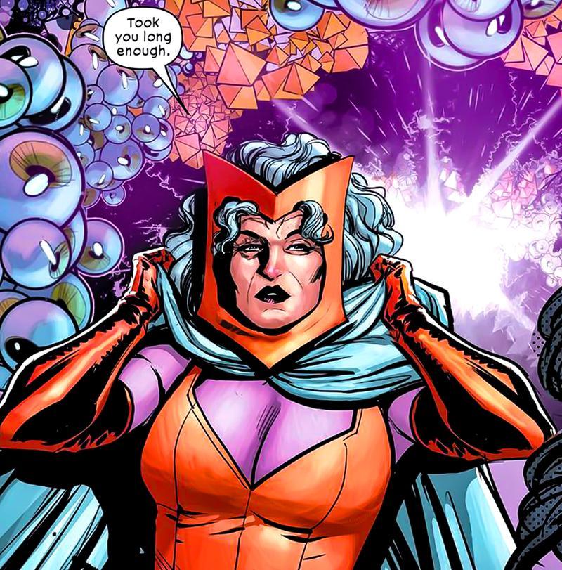 Elizabeth Olsen veut un changement majeur pour les futures apparitions de Marvel 4 La vieille sorcière Scarlett de la bande dessinée