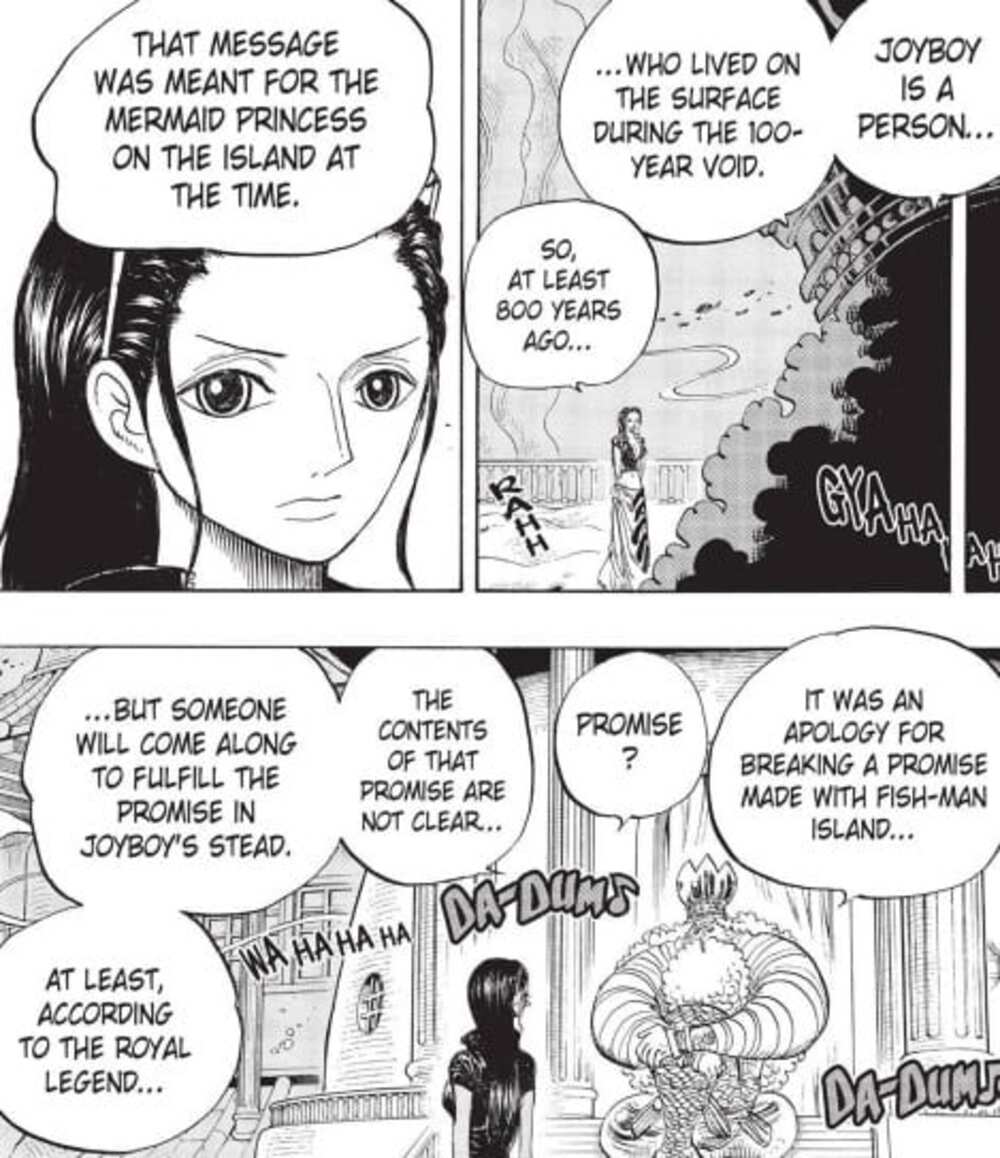 One Piece : Qui est Joy Boy ? Sa connexion avec Luffy Final expliquée 4 Neptune parle à robin