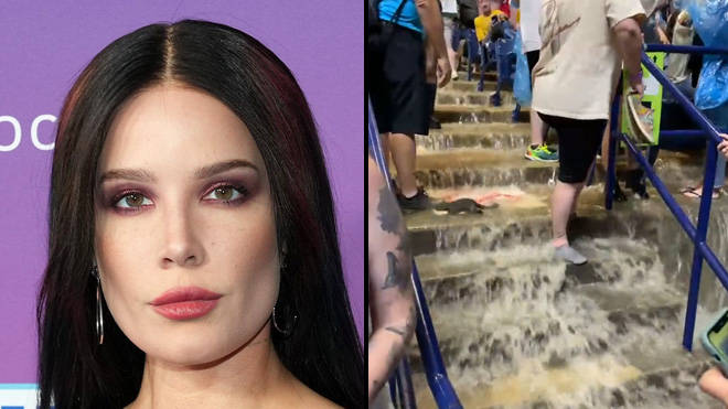 Halsey annule un concert de dernière minute en raison d'inondations et les images sont choquantes - 1