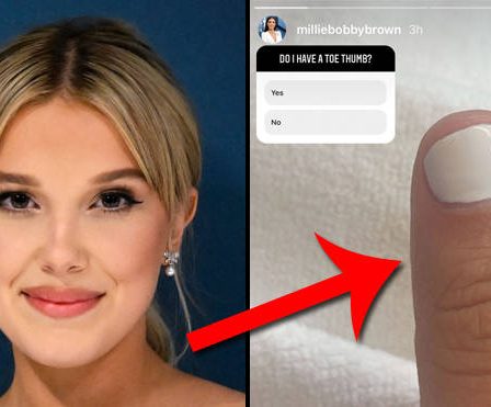 Millie Bobby Brown demande à ses followers si elle a un "pouce d'orteil" 87 Millie Bobby Brown demande à ses followers si elle a un "pouce d'orteil" - 86