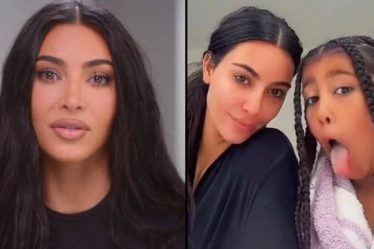 Kim Kardashian dit que North West a rendu ses photos de carte de Noël "inutilisables" parce qu'elle... - 10