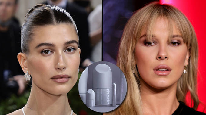 Hailey Bieber accusée d'avoir copié la marque de soins de la peau de Millie Bobby Brown avec Rhode 2 Hailey Bieber accusée d'avoir copié la marque de soins de la peau de Millie Bobby Brown avec Rhode - 1