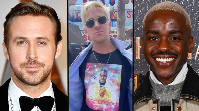 Ryan Gosling a secoué un t-shirt Ncuti Gatwa Doctor Who et c'est tellement sain 2 Ryan Gosling a secoué un t-shirt Ncuti Gatwa Doctor Who et c'est tellement sain - 1