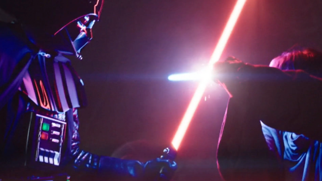 Dark Vador combat Obi-Wan Kenobi